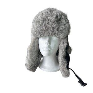 Yukon Tracks Rabbit Fur Trapper Hat Mens Size XL Hunting Outdoors Uncle Eddie